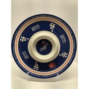 Los Angeles L.A. Dodgers Jack In The Box Chip And Dip Tray Platter 14"
